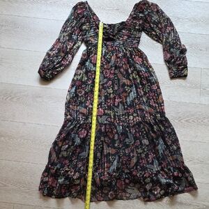 Chic Floral Long Sleeve Dress